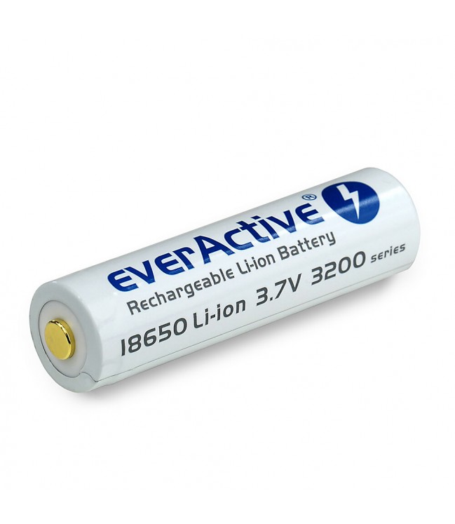 18650 3200mAh baterija ar micro USB everActive