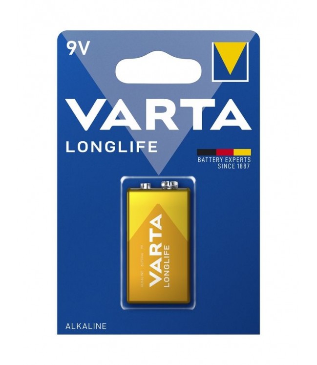 Батарейка 9 В Varta Longlife 1 шт.