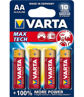 AA baterijas Varta Max Tech , 4 gab.