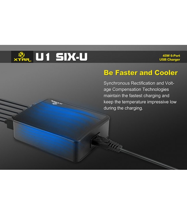 Зарядное устройство XTAR SIX-U 6-USB