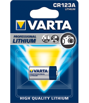 CR123A baterija Varta Lithium 3V , 1 gab.