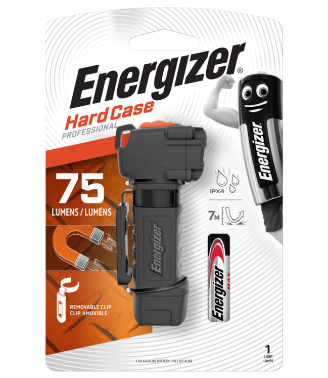 Energizer Hard Case hand torch 75lm 1 * AA