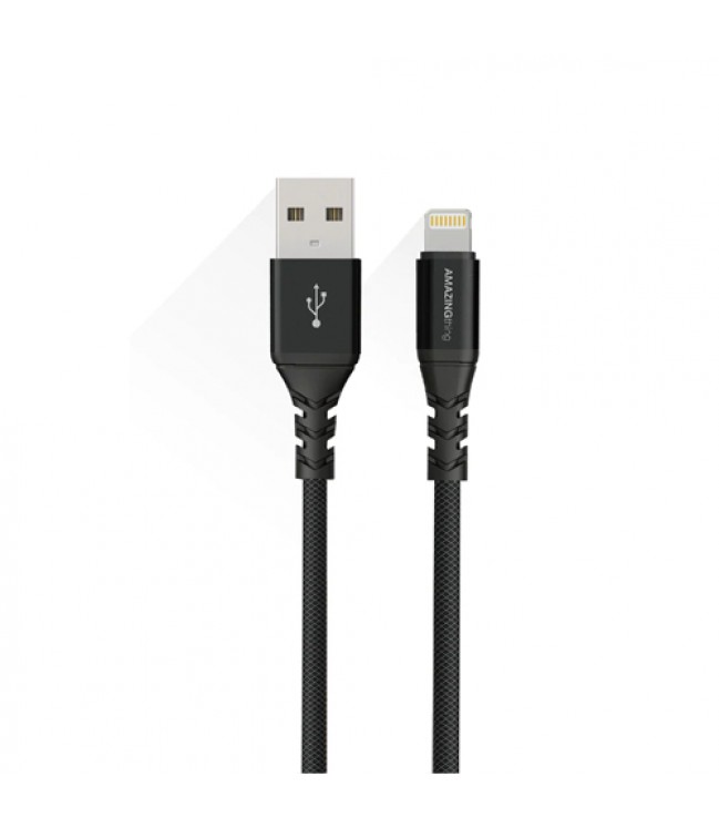 Premium MFI certifield Cable USB - Lightning (black, 3m)