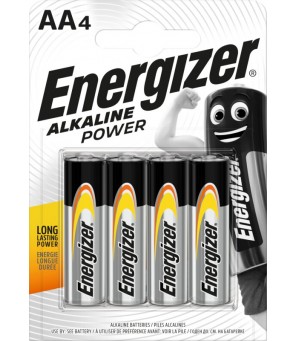 Energizer Alkaline Power LR6 AA baterijas, 4 gab.