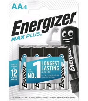Energizer Max Plus LR6 AA baterijas, 4 gab.