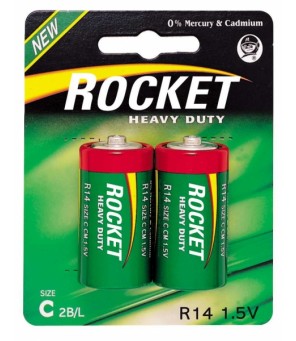 Rocket Heavy Duty C elementas, 2 vnt.