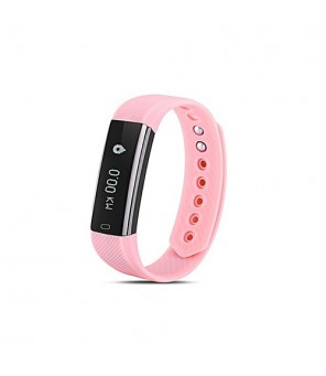 Heart rate monitor smartband, pink