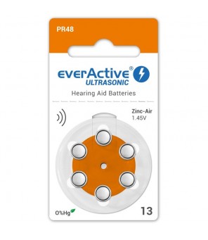 EverActive Ultrasonic elementi dzirdes aparātiem PR48 13, 6 gab.