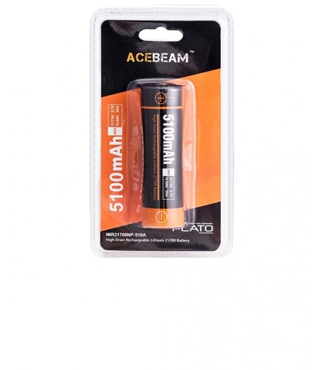 AceBeam 21700 rechargeable battery 5100 mAh