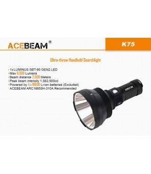 AceBeam K75 lukturis