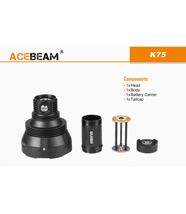 AceBeam K75 flashlight