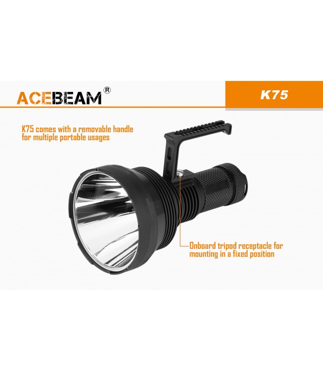 AceBeam K75 flashlight