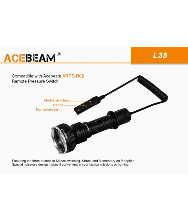 Acebeam L35 Tactical LED Flashlight