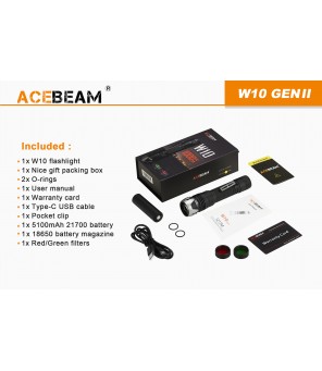 AceBeam W10 GEN II lāzera lukturis