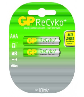 Akumuliatori ReCyko+ AAA 850mAh GP, 2gab