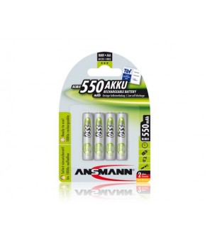 Батарейка R3 (AAA) 1.2V 550mAh Ni-Mh ANSMANN (4шт в упаковке)