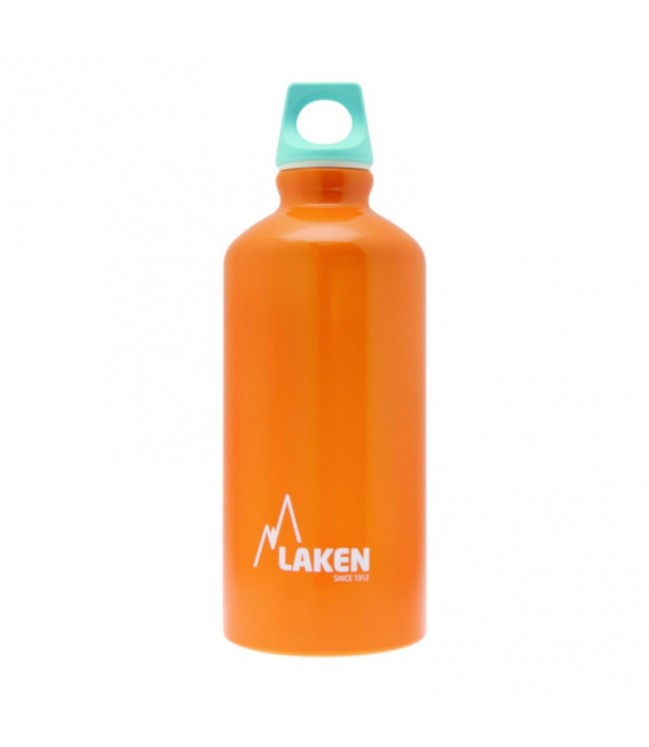 Alumīnija pudele Laken Futura 0,6 l - Oranžā krāsā