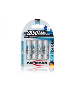 ANSMANN baterija R6 (AA) 1.2V 2850mAh Ni-Mh (4 gab. iepakojumā)