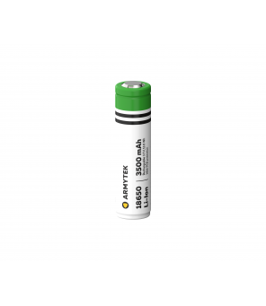 Armytek 18650 3500mAh rechargeable battery with protection