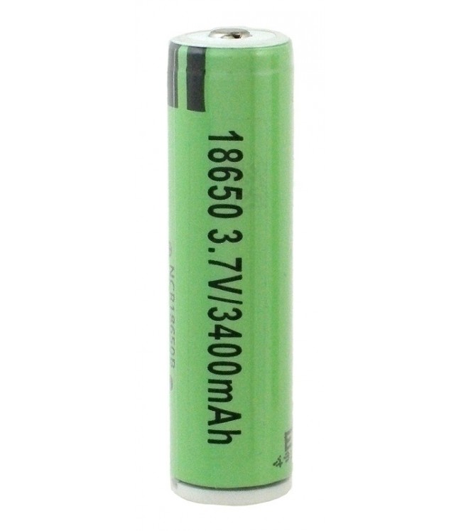 Akumulators NCR18650-340PCM-T 3400mAh Li-ION ar aizsardzību 3.6V 19.3x69.5mm