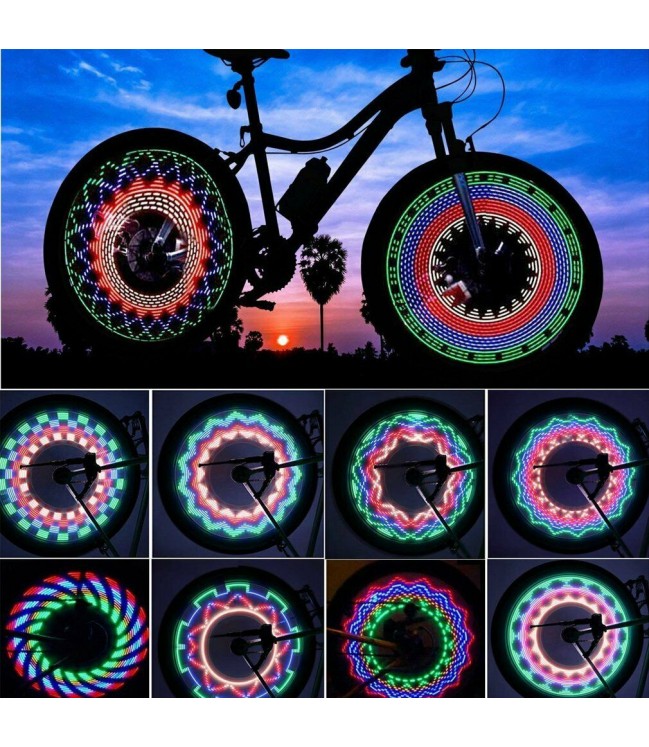 Bicycle Spoke Tire Light with 32-LED