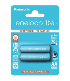 Eneloop Lite HR6 950 mAh AA uzlādējamās baterijas, 2gab