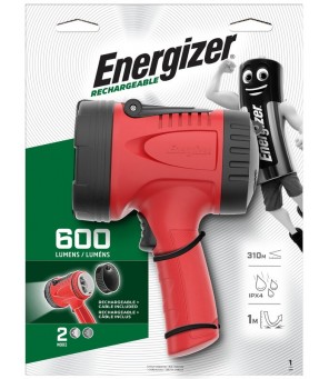 Аккумуляторный прожектор Energizer 600 лм с ручкой