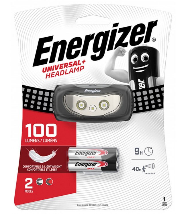 Energizer universāls + lukturis 100lm + sarkanā gaisma