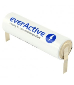 everActive R06 AA 2600mAh uzlādējams akumulators ar lodēšanas kontaktiem U tipa