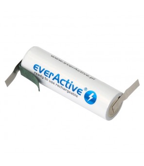 everActive R06 AA 2600mAh uzlādējams akumulators ar lodēšanas kontaktiem Z tipa