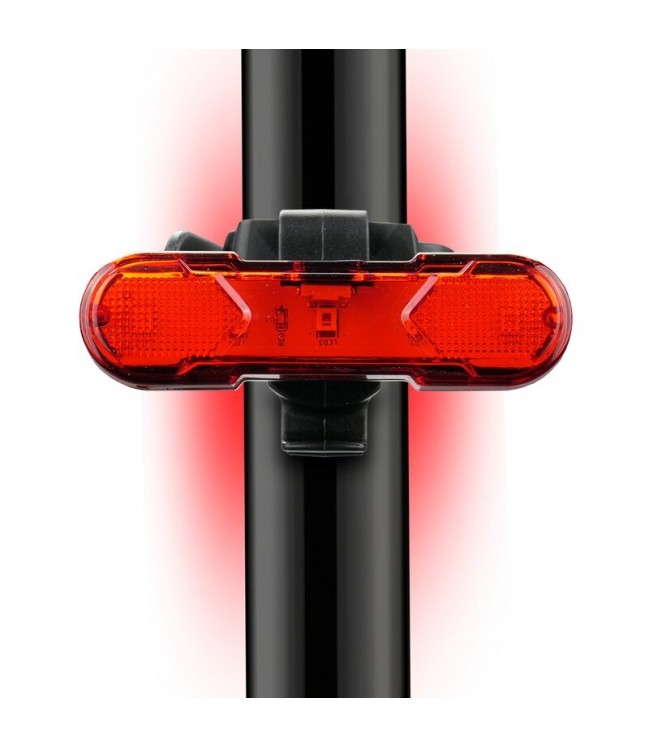 EverActive TL-X5R Night Rider Rechargeable LED Rear Bike Light