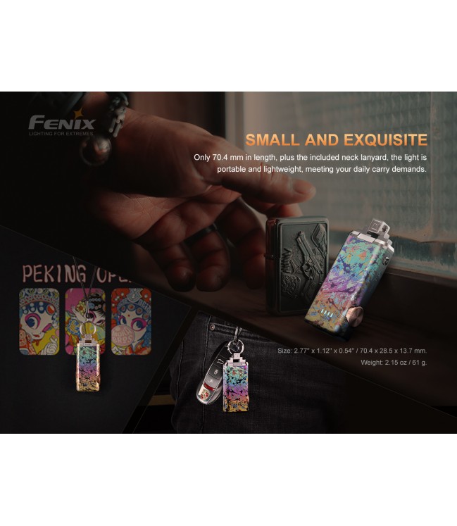 Перезаряжаемый светодиодный фонарик для ключей Fenix APEX 20 - ограниченная серия к 20-летию