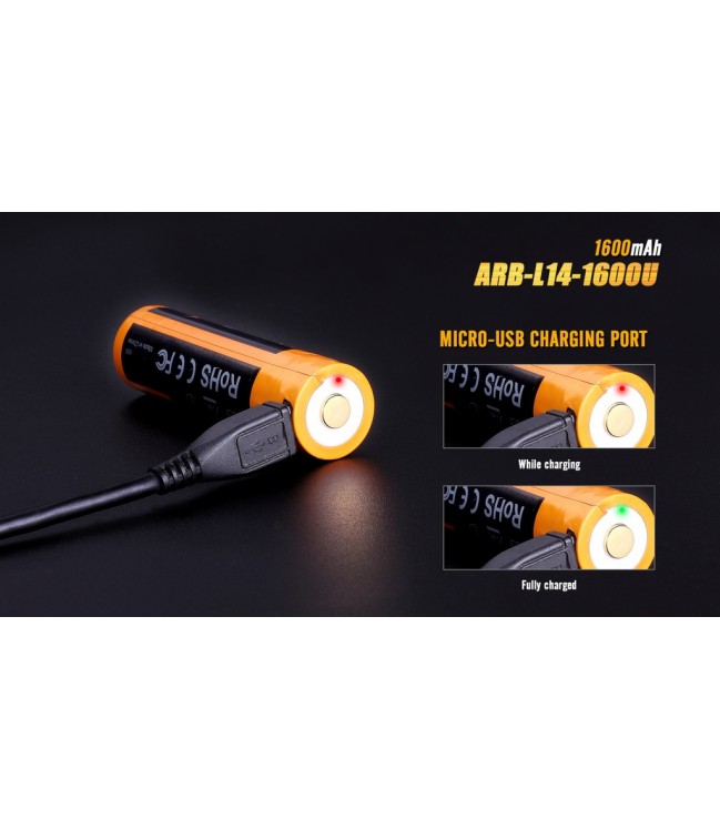 Fenix ARB-L14-1600U USB перезаряжаемый аккумулятор 14500