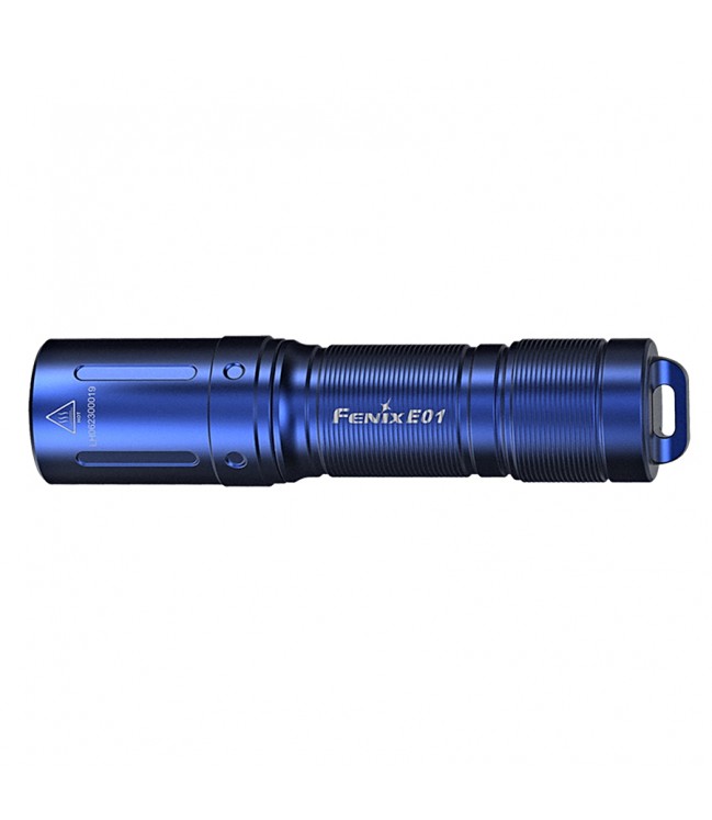 Fenix E01 V2.0 Keychain LED Flashlight, blue