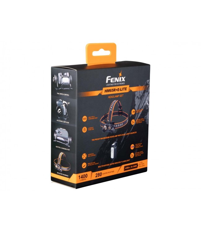 FENIX HM65R headlamp + E-lite light set