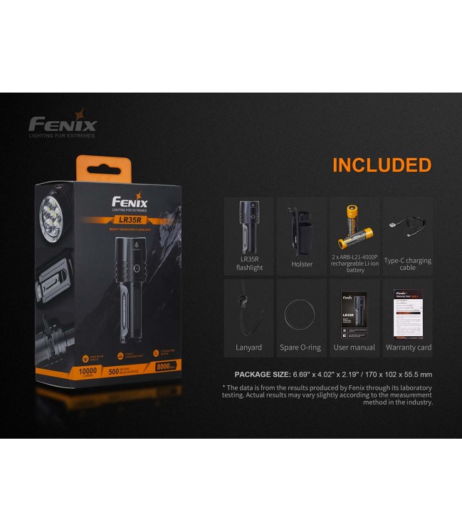 Fenix LR35R flashlight