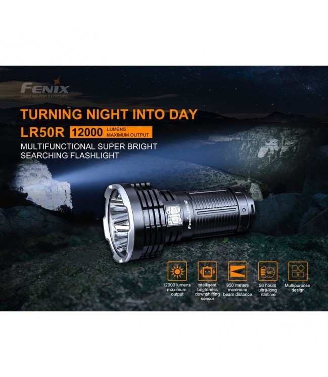 Fenix LR50R flashlight