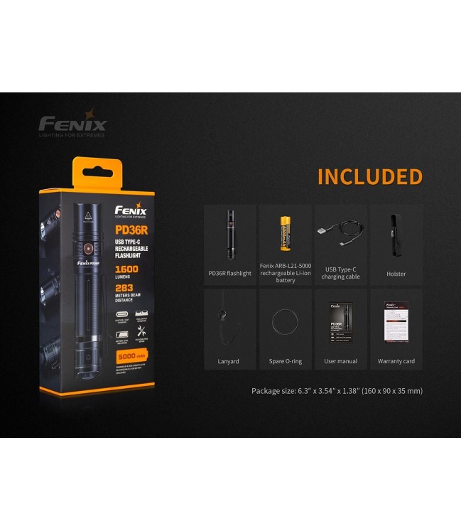 Fenix PD36R фонарик