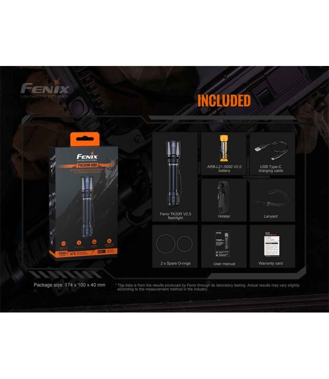 Flashlight Fenix TK20R V2.0