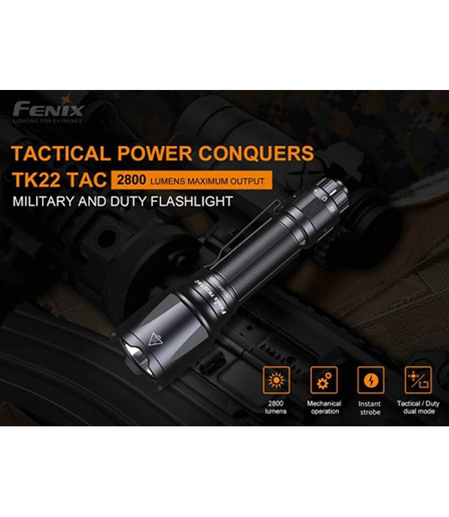 FENIX TK22 TAC tactical flashlight