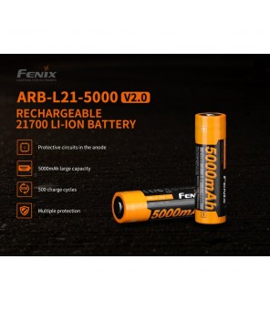 Fenix ARB-L21-5000 V2.0 LiIon akumulators 21700