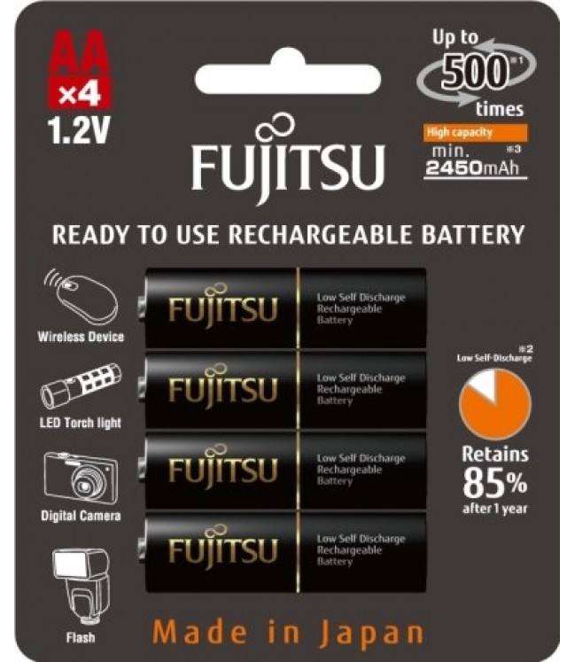 Fujitsu PRO AA baterijas 2550 mAh, 4gab.
