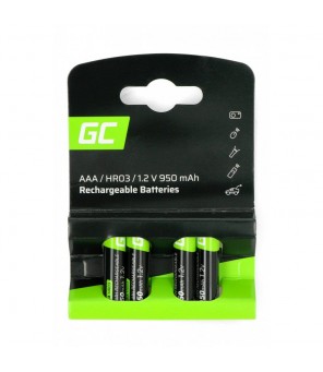 GREENCELL Green Cell akumulators 4x AAA HR03 12V 950mAh GR03