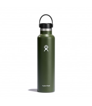 Hydro Flask Standard Mouth Travel Bottle with standard flexible cap 710 ml S24SX306 Olive