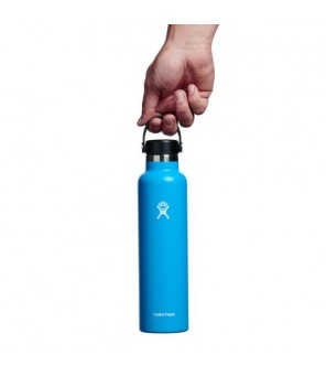 Hydro Flask Standard Mouth ceļojumu pudele ar standarta elastīgu vāciņu 710 ml S24SX415 Pacific