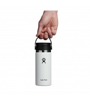 Дорожная бутылка Hydro Flask WIDE FLEX SIP LID, 473 мл. Белый W16BCX110