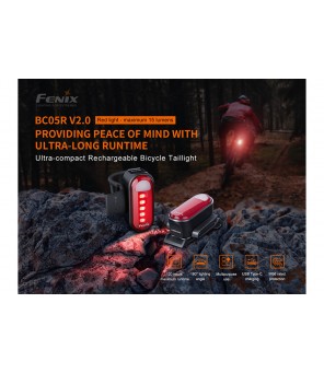 Rechargeable bicycle rear light Fenix BC05R V2.0