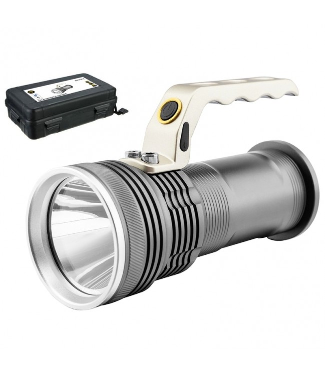 Flashlight 5W T6 Alu 2x18650 and Wall charger incl