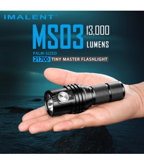 Imalent MS03 13000lm flashlight, warm white 5000k