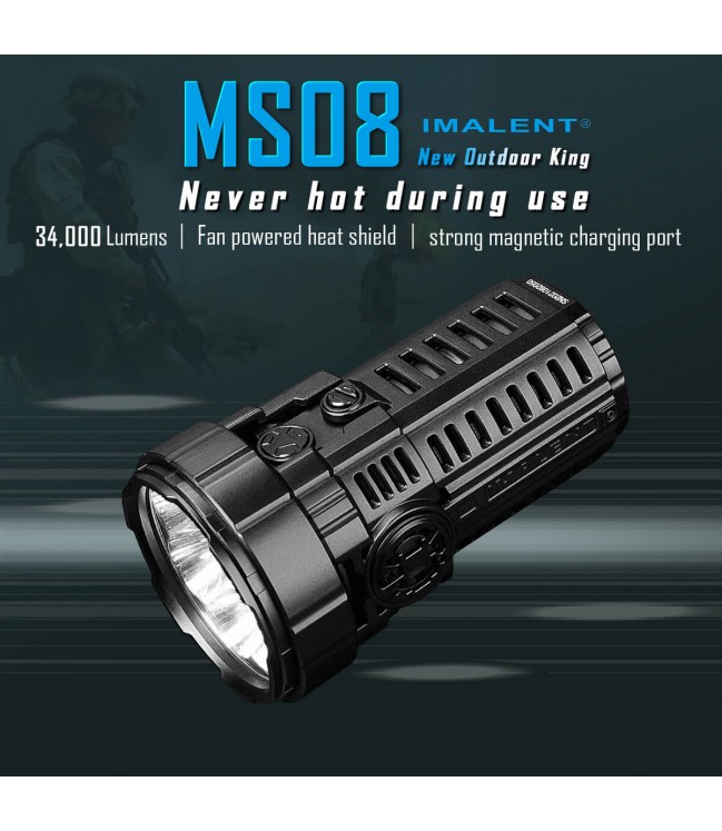 Imalent MS08 34000lm flashlight